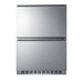 Summit 24" Wide 2-Drawer Refrigerator-Freezer (SPRF34D) view 2