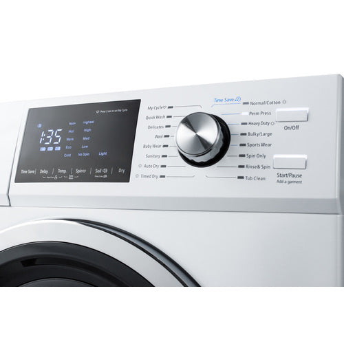 Summit 24" Wide 115V Washer/Dryer Combo (SPWD2202W) view 4