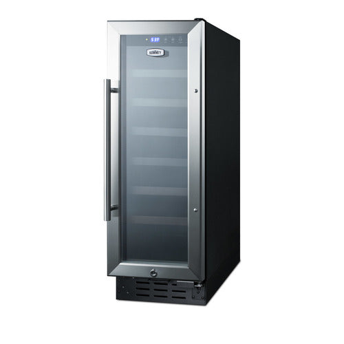 Summit 12" wide Built-In Wine Cellar — Left Hand Door hinge (SWC1224BLHD) view 6