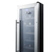 Summit 12" wide Built-In Wine Cellar — Left Hand Door hinge (SWC1224BLHD) view 5