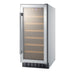 Summit 15" Wide Built-In Wine Cellar (SWC1535BCSS) view 5