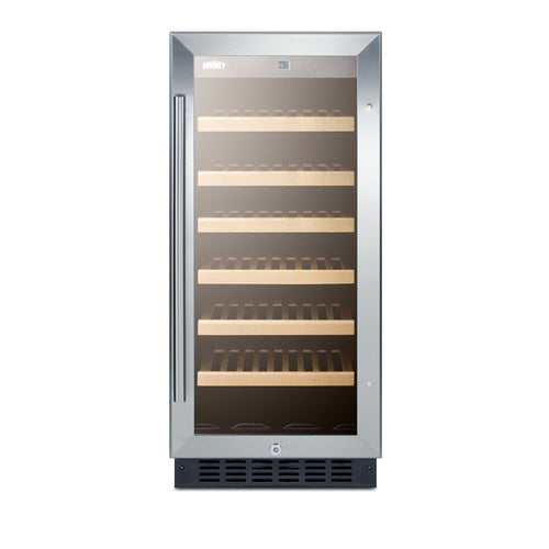 Summit 15" Wide Built-In Wine Cellar — Left Hand Door hinge (SWC1535BLHD)