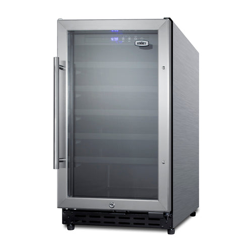 Summit 18" Wide Built-In Wine Cellar, ADA Compliant — Left Hand Door hinge (SWC1840BCSSADALHD) view 5
