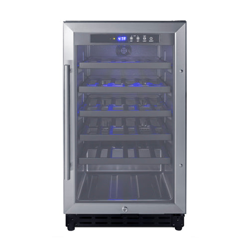 Summit 18" Wide Built-In Wine Cellar, ADA Compliant — Left Hand Door hinge (SWC1840BCSSADALHD)