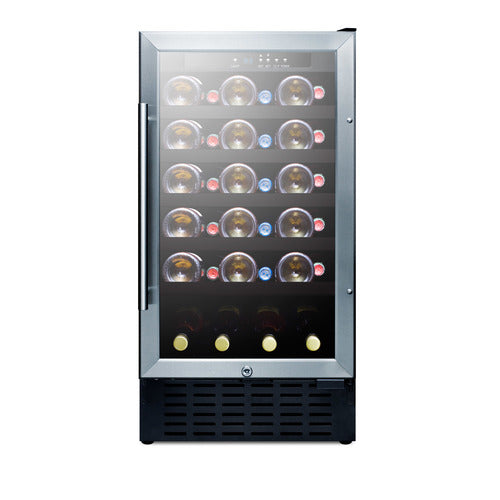 Summit 18" Wide Built-In Wine Cellar (SWC1840BCSS) view 4