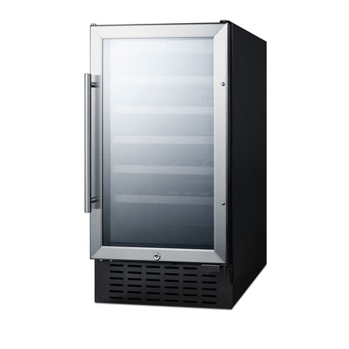 Summit 18" Wide Built-In Wine Cellar — Left Hand Door hinge (SWC1840BLHD) view 6