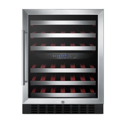 Summit 24" Wide Built-In Wine Cellar — Left Hand Door hinge (SWC530BLBISTCSSLHD)