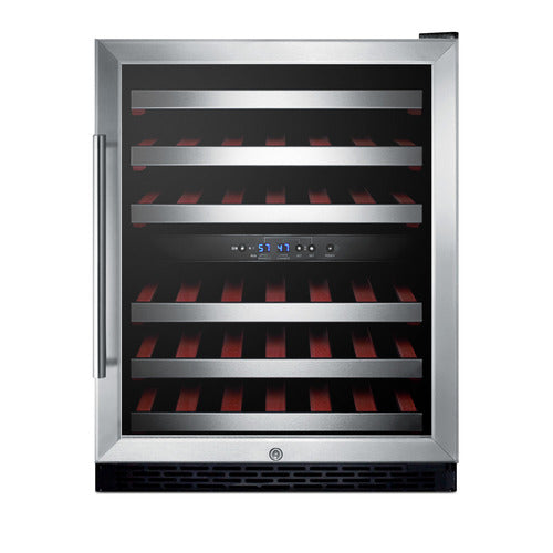 Summit 24" Wide Built-In Wine Cellar — Left Hand Door hinge (SWC530BLBISTLHD)