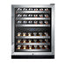 Summit 24" Wide Built-In Wine Cellar — Left Hand Door hinge (SWC530BLBISTLHD) view 4