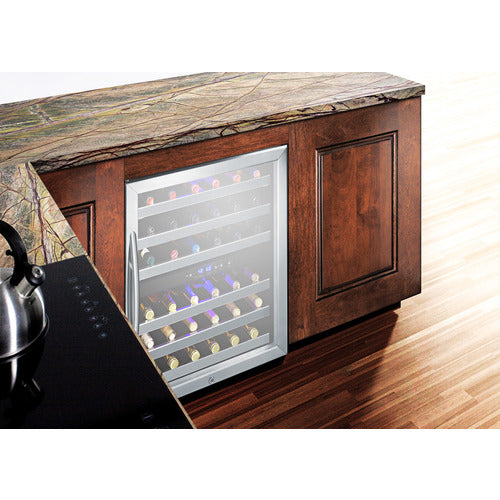 Summit 24" Wide Built-In Wine Cellar (SWC530BLBIST) view 2