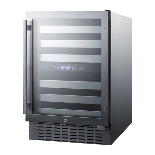 Summit 24" Wide Built-In Wine Cellar — Left Hand Door hinge (SWC532BLBISTCSSLHD) view 2