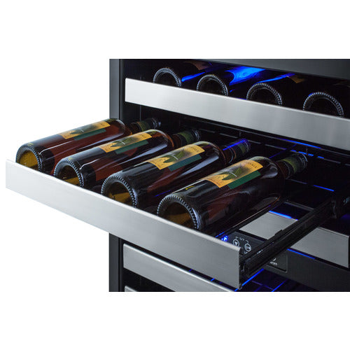 Summit 24" Wide Built-In Wine Cellar — Left Hand Door hinge (SWC532BLBISTCSSLHD) view 4