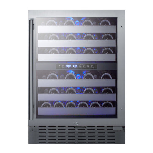 Summit 24" Wide Built-In Wine Cellar — Left Hand Door hinge (SWC532BLBISTCSSLHD) view 3