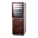 Summit 24" Wide Combination Dual-Zone Wine Cellar and 2-Drawer All-Refrigerator (Panels Not Inclu — Left Hand Door hinge