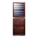 Summit 24" Wide Combination Dual-Zone Wine Cellar and 2-Drawer All-Refrigerator (Panels Not Inclu — Left Hand Door hinge
