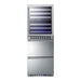 Summit 24" Wide Combination Dual-Zone Wine Cellar and 2-Drawer All-Refrigerator (SWCDAR24)
