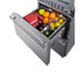 Summit 24" Wide Combination Dual-Zone Wine Cellar and 2-Drawer All-Refrigerator — Left Hand Door hinge (SWCDAR24LHD) vie