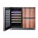 Summit 36" Wide Combination Wine Cellar & 2-Drawer Refrigerator (Panel Not Included) (SWCDAR36UCPNR) view 6