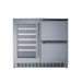 Summit 36" Wide Combination Wine Cellar & 2-Drawer Refrigerator (SWCDAR36UC)