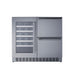 Summit 36" Wide Combination Wine Cellar & 2-Drawer Refrigerator (SWCDAR36UC) view 5