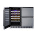 Summit 36" Wide Combination Wine Cellar & 2-Drawer Refrigerator (SWCDAR36UC) view 6