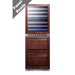 Summit 24" Wide Combination Dual-Zone Wine Cellar and 2-Drawer Refrigerator-Freezer (Panels Not I (SWCDRF24PNR)