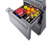 Summit 24" Wide Combination Dual-Zone Wine Cellar and 2-Drawer Refrigerator-Freezer (SWCDRF24) view 5