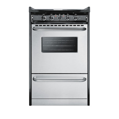 Summit 20" Wide Electric Coil Range (TEM110BRWY) view 3