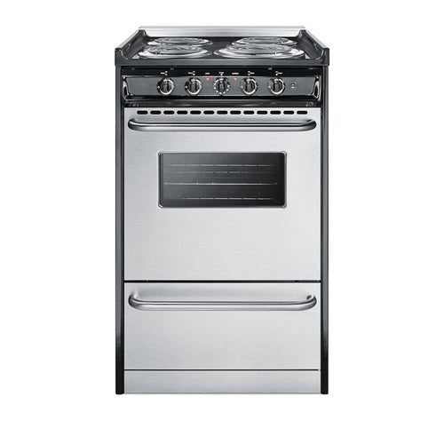 Summit 20" Wide Electric Coil Range (TEM110BRWY)