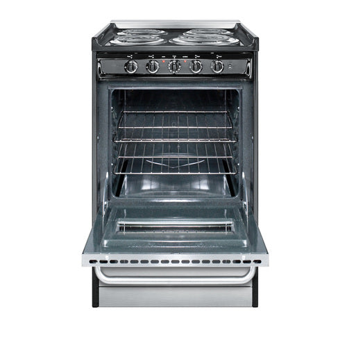 Summit 20" Wide Electric Coil Range (TEM110BRWY) view 2
