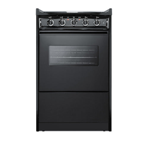 Summit 20" Wide Electric Coil Range (TEM110CRW) view 4