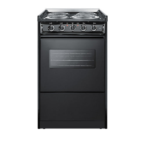 Summit 20" Wide Electric Coil Range (TEM110CRW)