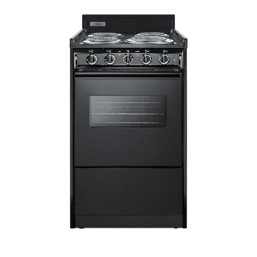 Summit 20" Wide Electric Coil Range (TEM110CW)