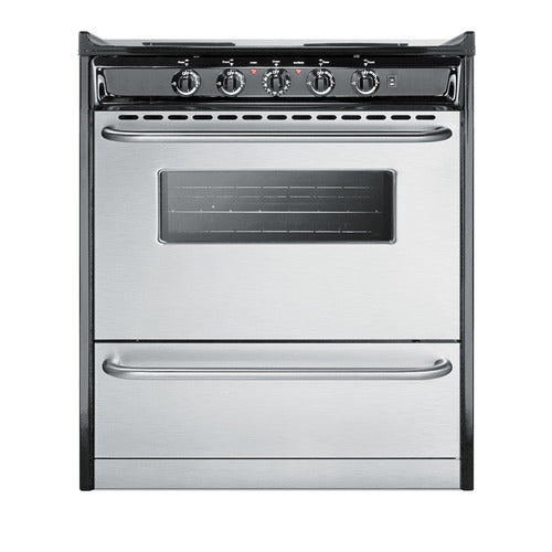 Summit 30" Wide Electric Coil Range (TEM210BRWY) view 3