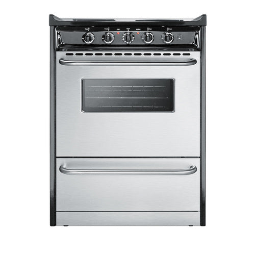 Summit 24" Wide Electric Coil Range (TEM610BRWY) view 3