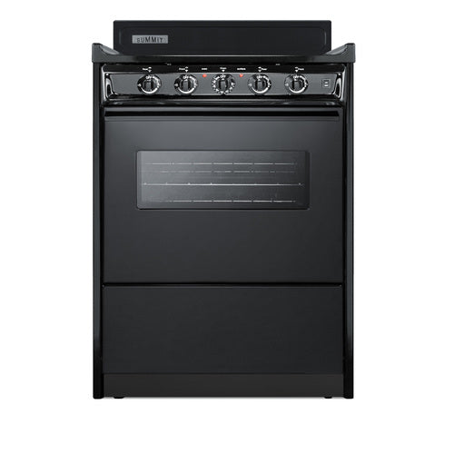 Summit 24" Wide Electric Coil Range (TEM610CW) view 4