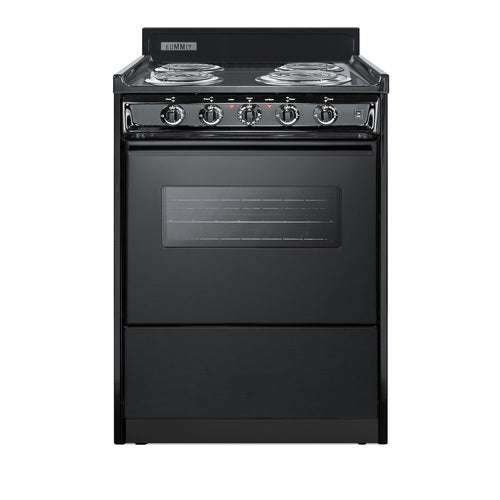 Summit 24" Wide Electric Coil Range (TEM610CW)