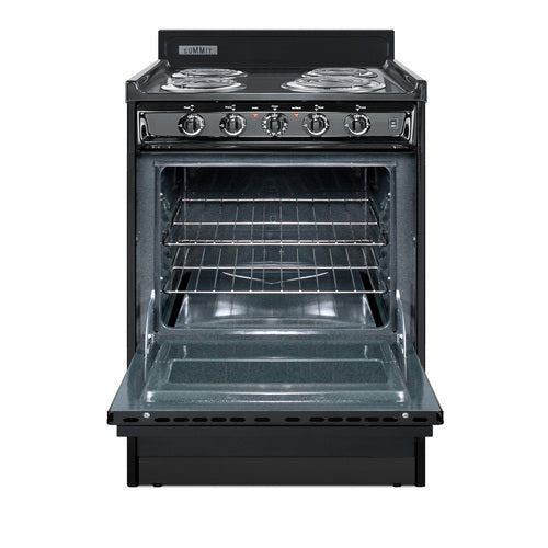 Summit 24" Wide Electric Coil Range (TEM610C) view 2