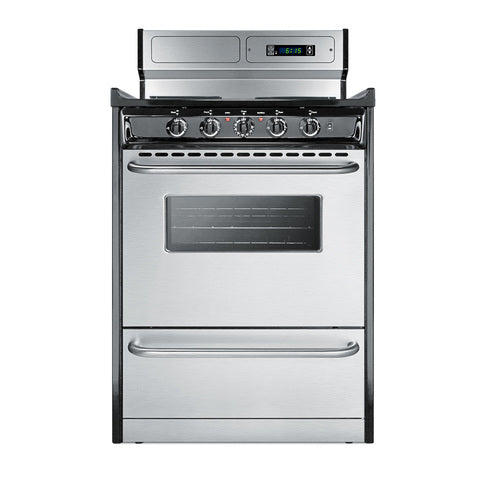 Summit 24" Wide Electric Coil Range (TEM630BKWY) view 3