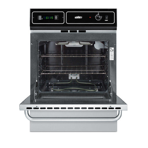 Summit 24" Wide Electric Wall Oven (TEM721BKW) view 2