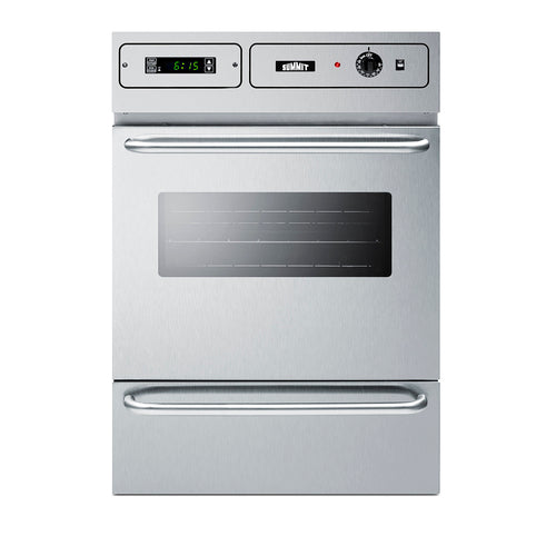 Summit 24" Wide Electric Wall Oven, 115V (TEM755BKW)