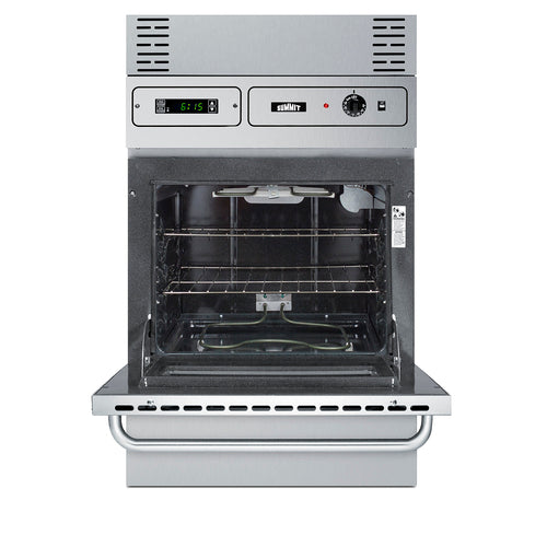 Summit 24" Wide Electric Wall Oven, 115V (TEM755BKW) view 3