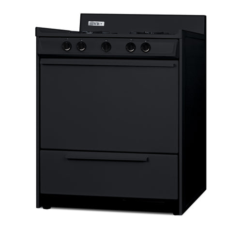 Summit 30" Wide Gas Range, Open Burners (TNM2107C) view 3