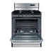 Summit 30" Wide Gas Range, Open Burners (TNM2307BKW) view 3