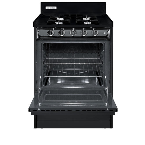 Summit 24" Wide Gas Range, Open Burners (TNM6107C) view 3
