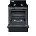 Summit 24" Wide Gas Range, Open Burners (TNM6107C) view 3