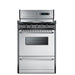 Summit 24" Wide Gas Range, Open Burners (TNM6307BKW)