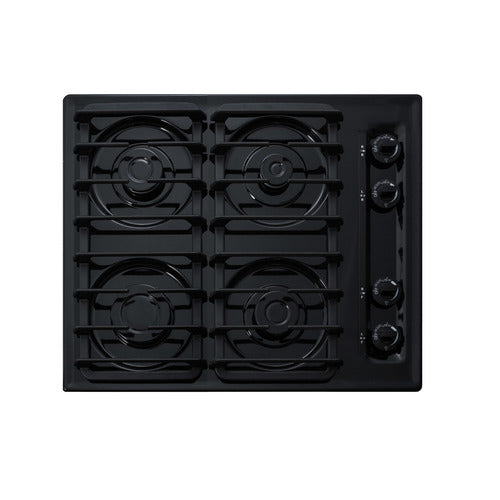 Summit 24" Wide 4-Burner Gas Cooktop (TTL033S)