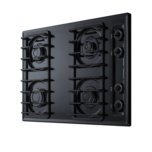 Summit 30" Wide 4-Burner Gas Cooktop (TTL053S) view 2
