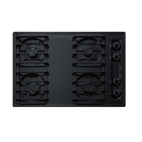 Summit 30" Wide 4-Burner Gas Cooktop (TTL053S)